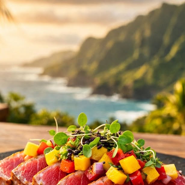 Where tradition meets the avant-garde. 🍽️🔥 Kauai’s culinary scene is undergoing a revolution, blending deep-rooted Haw...